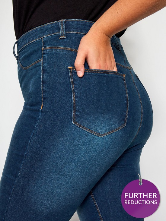 stillFront image of yours-yoursnbsplondon-ava-30-super-stretch-skinny-jeans-indigo