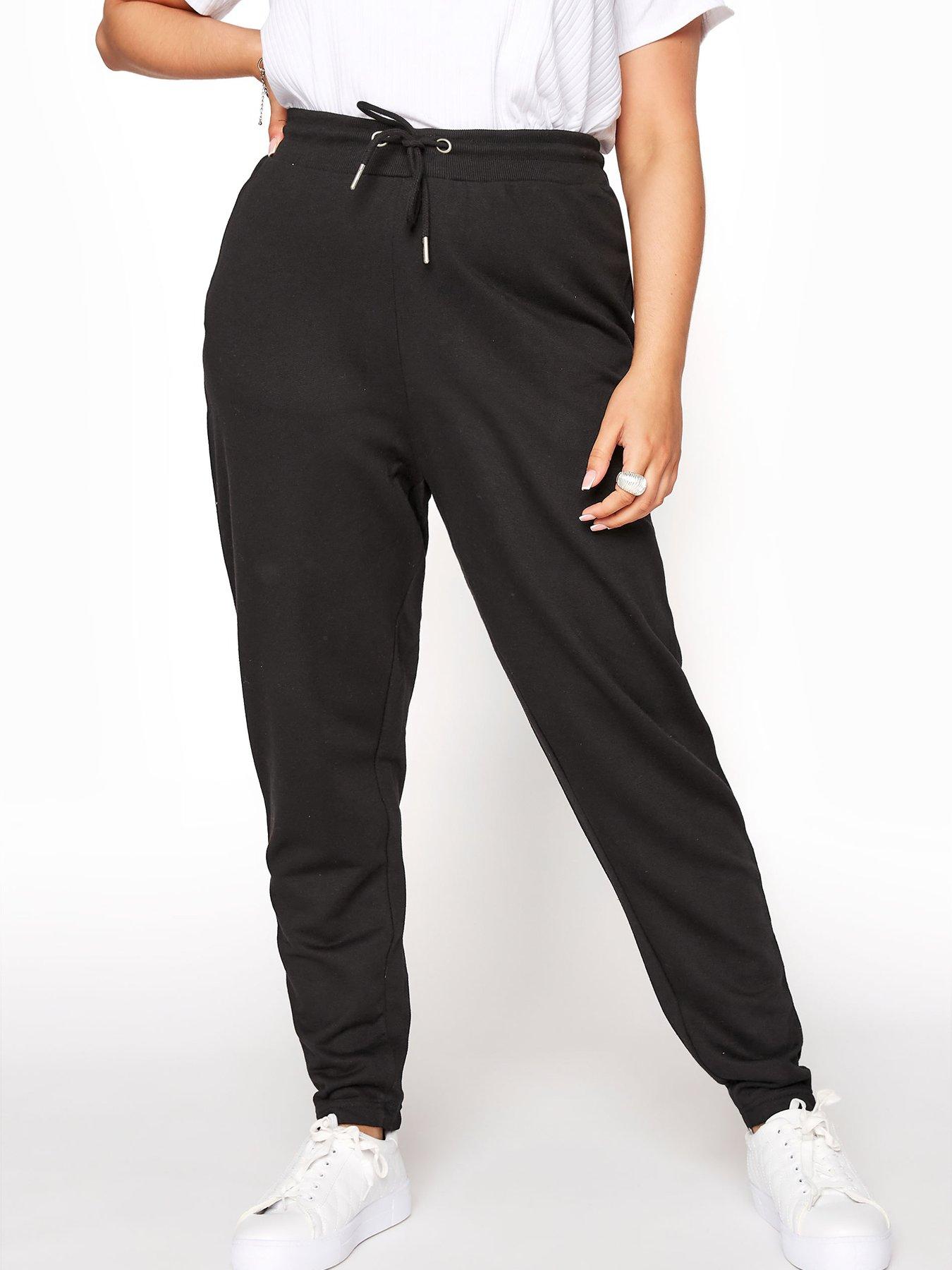 undefined Basic Cuffed Jogger - Black
