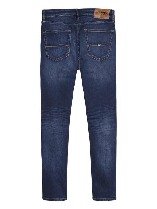 stillFront image of tommy-jeans-tjm-austin-slim-tapered-fit-stretch-jeans--nbspaspen-blue
