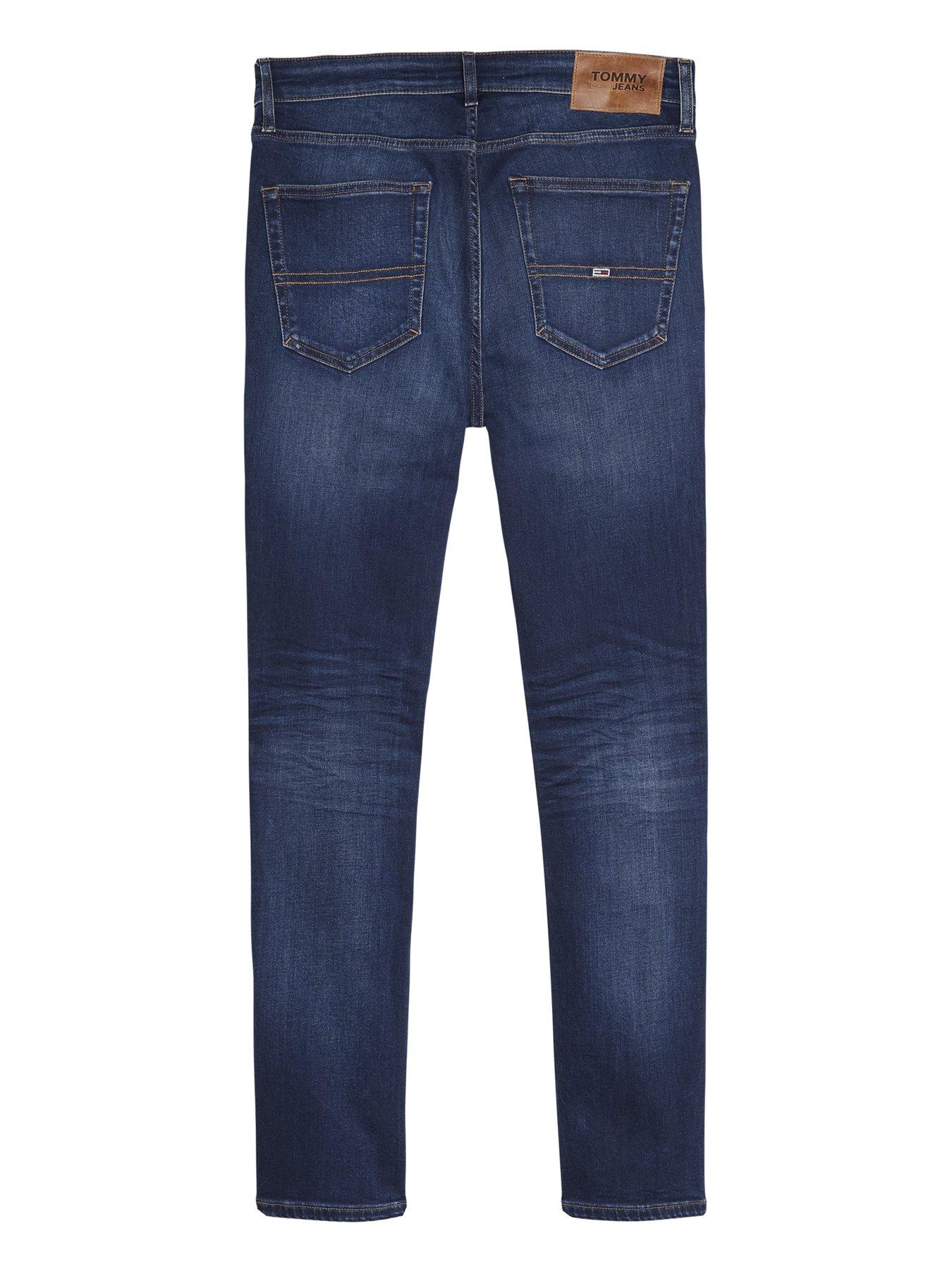 Image 2 of 2 of Tommy Jeans TJM Austin Slim Tapered Fit Stretch Jeans -&nbsp;Aspen Blue