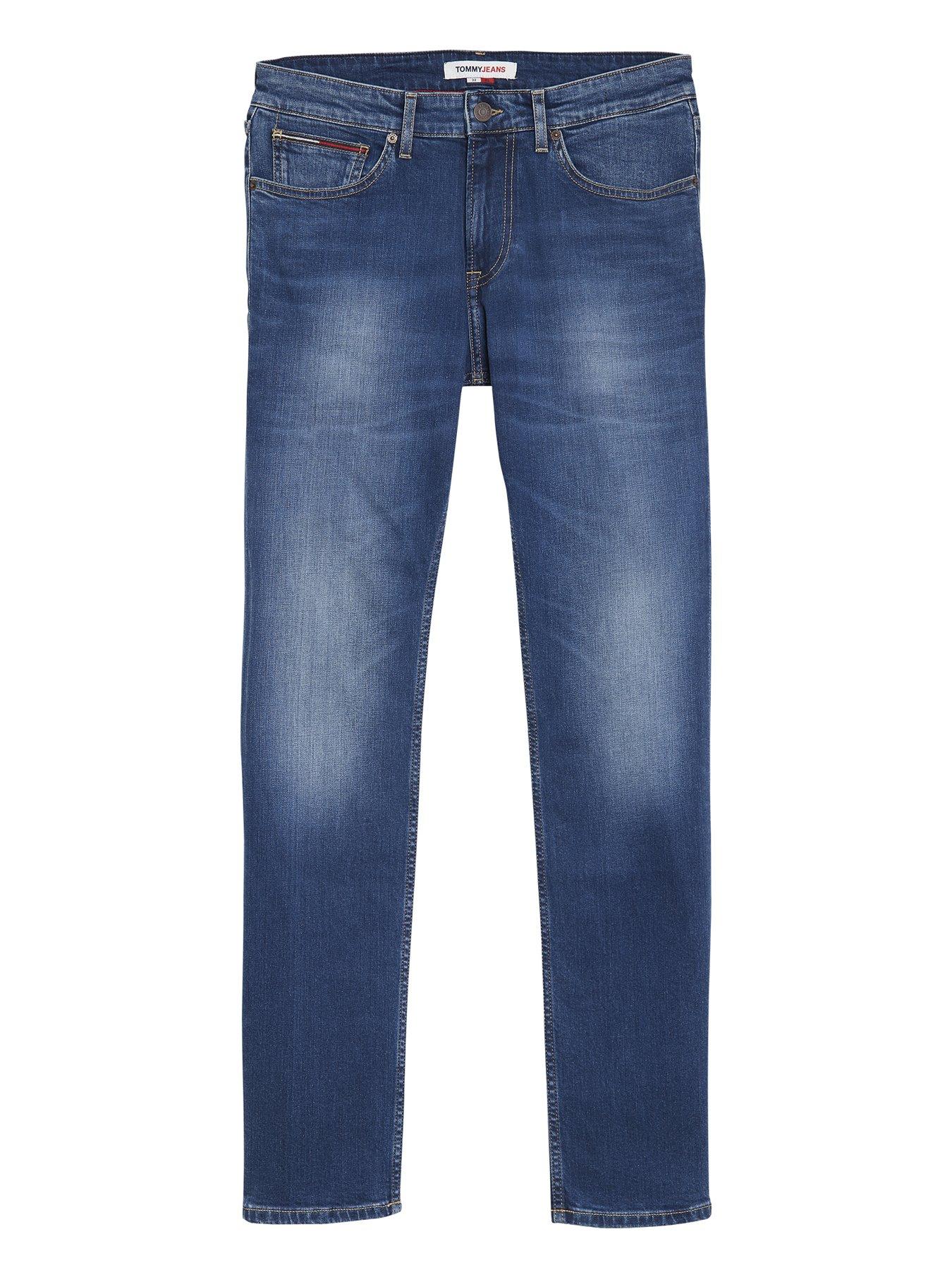  image of tommy-jeans-ryan-relaxed-straight-fit-stretch-jeans-aspen-blue