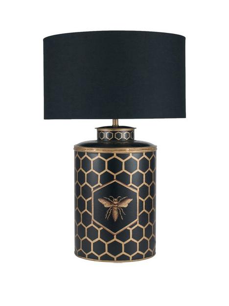 pacific-lifestyle-hand-painted-honeycomb-metal-table-lamp