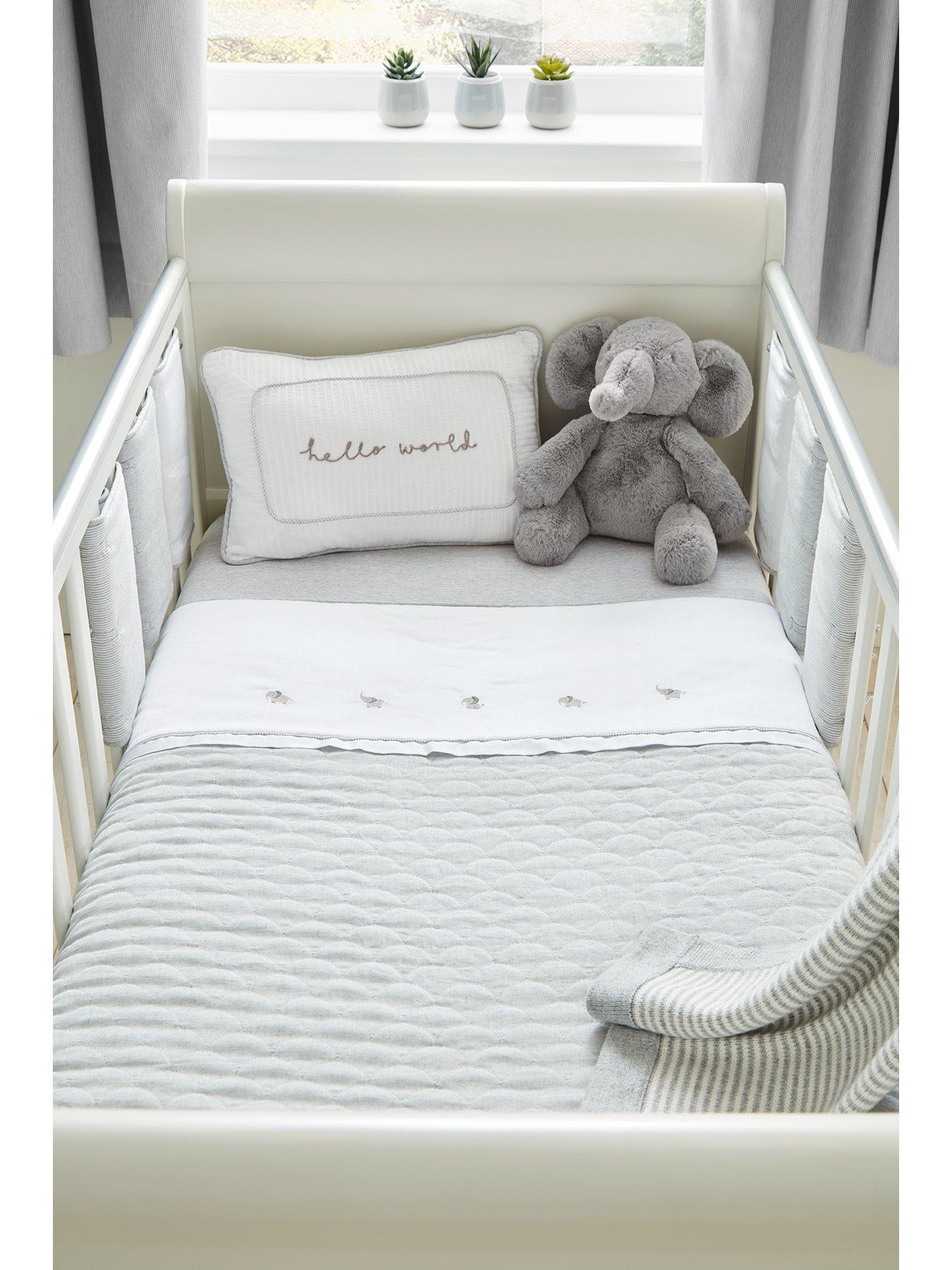 Mamas & Papas Quilt - Cotbed/Cot - Welcome To The World Elephant