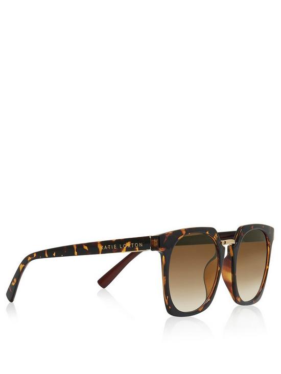 stillFront image of katie-loxton-square-sunglasses-tort
