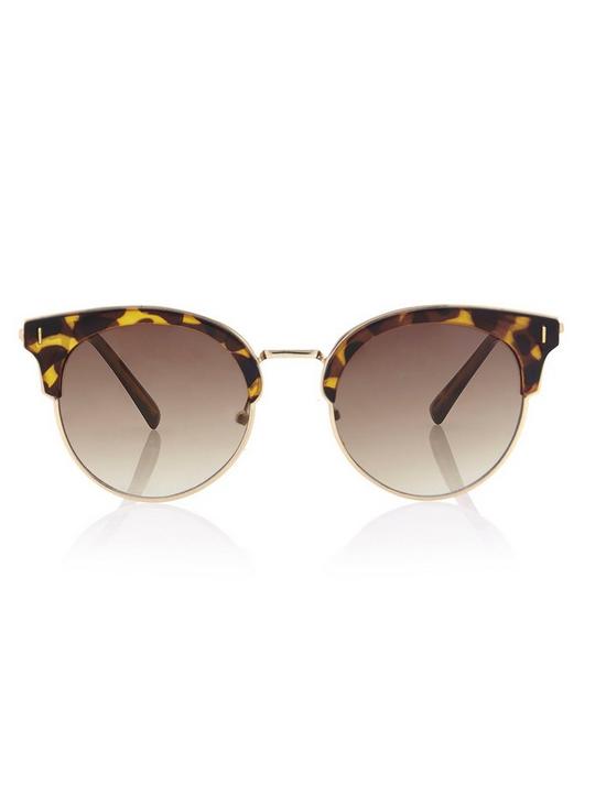 stillFront image of katie-loxton-cateye-sunglasses-gold