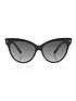  image of katie-loxton-cateye-sunglasses-black
