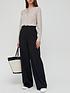  image of v-by-very-petite-wide-leg-trouser-black