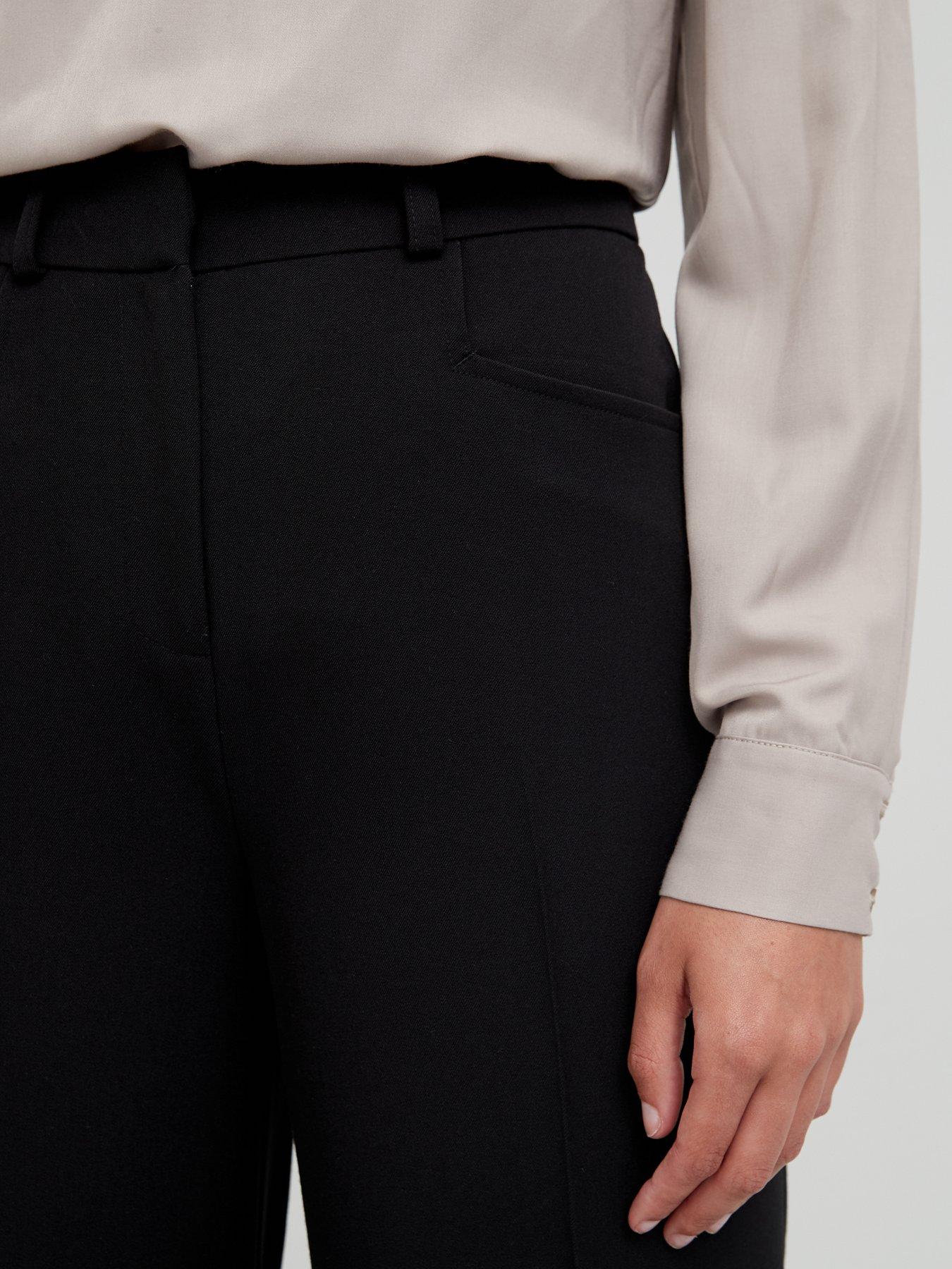 Image 4 of 4 of The Very Collection Tall Wide Leg Trouser - Black