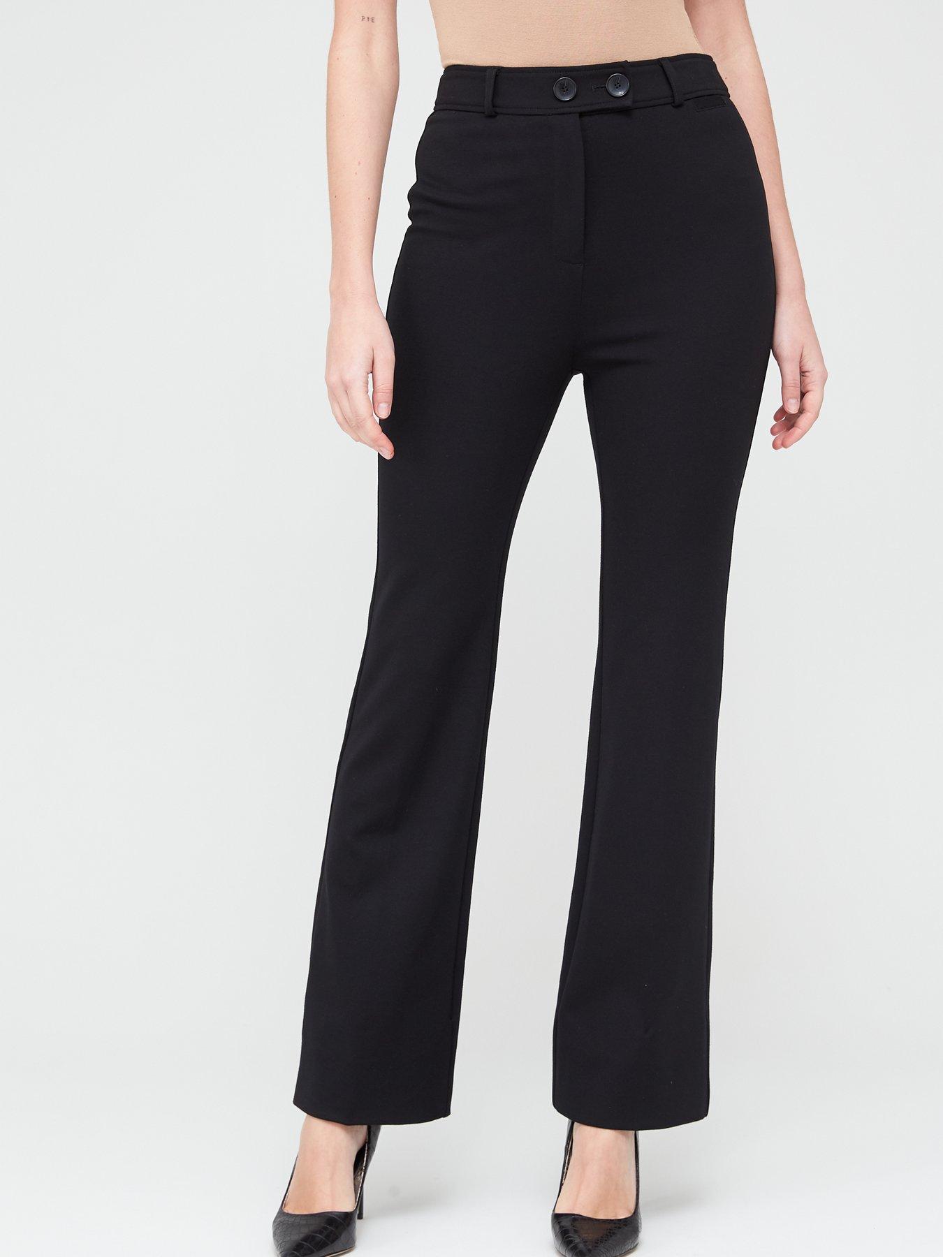 white tailored trousers petite