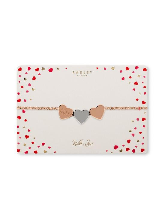 stillFront image of radley-love-letters-heart-bracelet