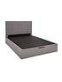  image of very-home-nova-fabric-ottoman-storagenbspbed-frame-with-mattress-options-buy-amp-save