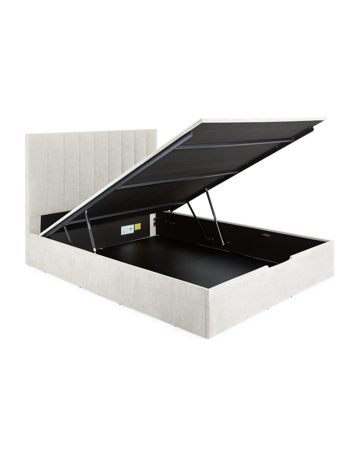 image of very-home-nova-end-lift-storage-ottoman-up-bed-with-mattress-options-buy-amp-save