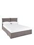  image of brooklyn-fabric-storagenbspbed-with-mattress-options-buy-amp-save