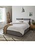  image of brooklyn-fabric-storagenbspbed-with-mattress-options-buy-amp-save