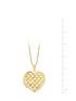  image of love-gold-love-gold-9ct-yellow-gold-18mm-quilt-pattern-heart-locket-on-18-curb-chain