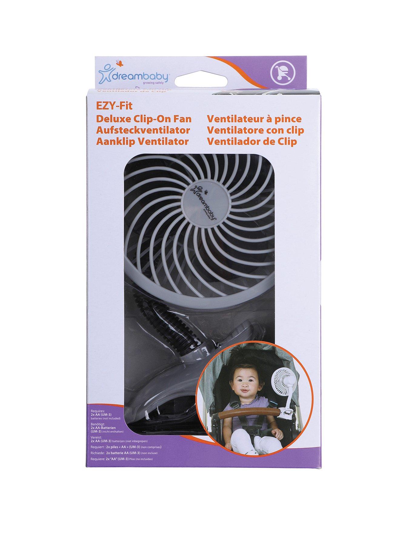 undefined Clip-On Caged Fan Grey With Soft-Tip Fins