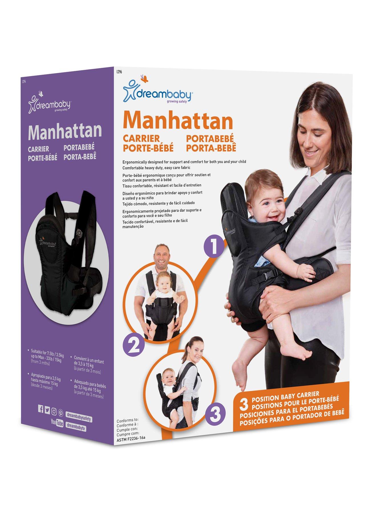 Image 5 of 7 of Dreambaby Ergonomic Manhattan&nbsp;Baby Carrier - Black