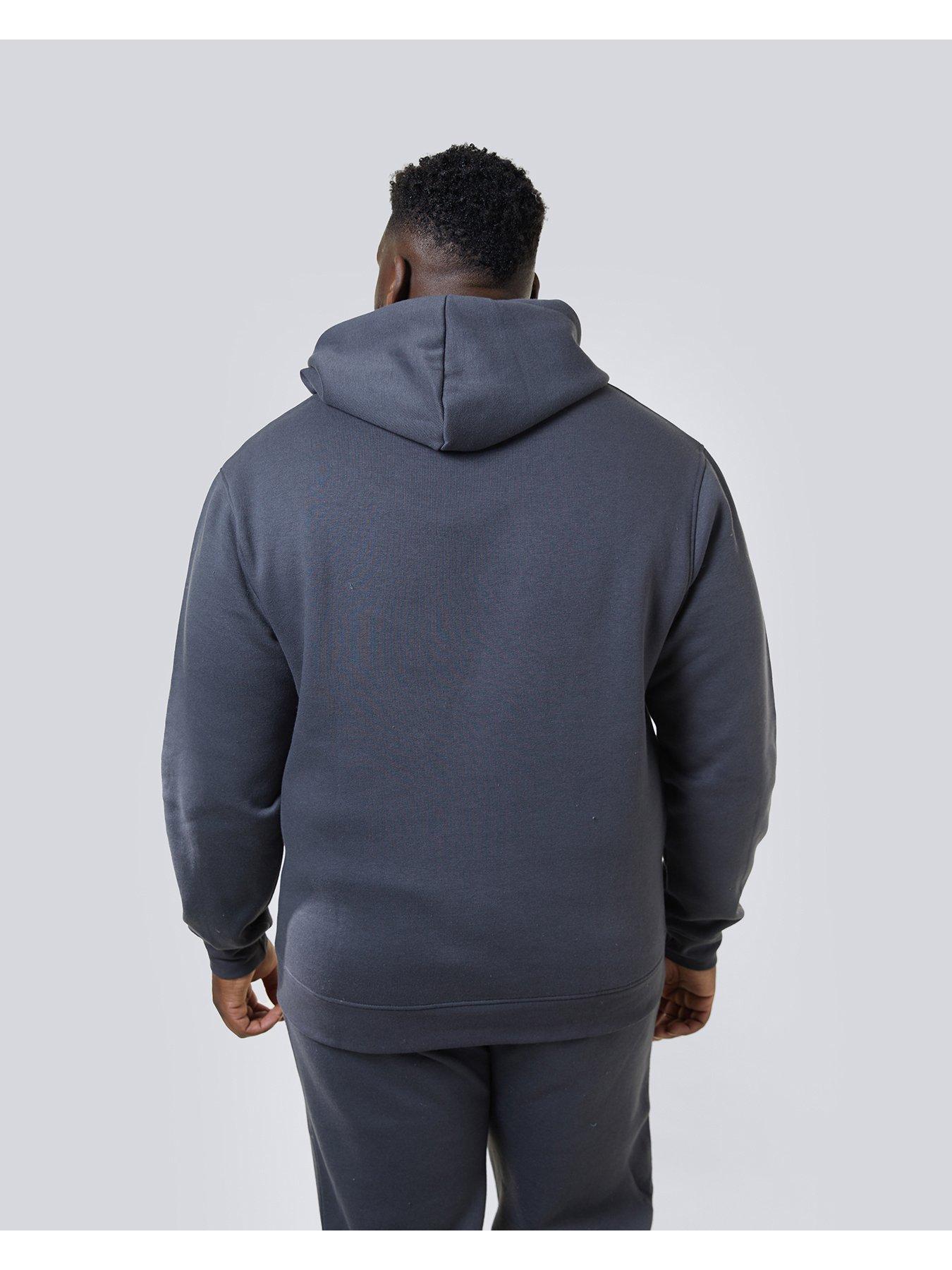  image of criminal-damage-eco-pullovernbsphoodie-charcoal