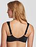  image of miss-mary-of-sweden-smooth-lacy-underwired-bra-black
