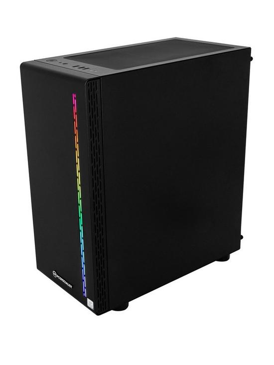 back image of pc-specialist-cypher-gf-gaming-pc-desktop-base-unit--nbspintel-core-i3-10100fnbsp8gb-ram-128gb-ssd-amp-1tb-hard-drive