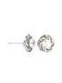  image of love-pearl-rhodium-plated-4-45mm-white-freshwater-pearl-cubic-zirconia-flower-studs