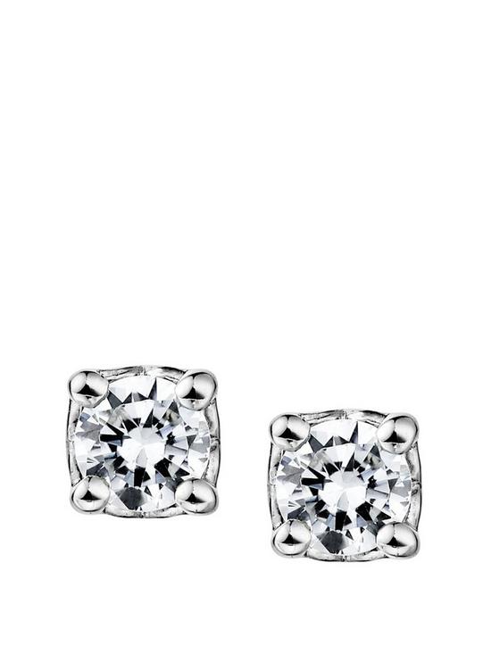 front image of created-brilliance-bonnienbspwhite-gold-025ct-lab-grown-diamond-solitaire-earrings