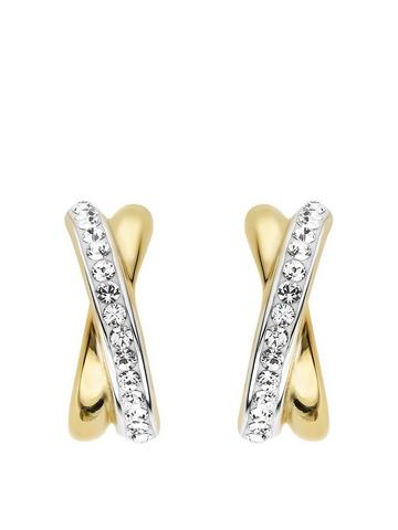 High Quality Shiny Metting Gift Magic Crystal Earring Cube Shape Stud Earrings