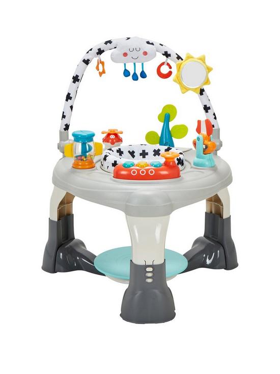 front image of my-child-mychild-my-lovely-world-3-in-1-activity-centre-bouncer-and-play-table