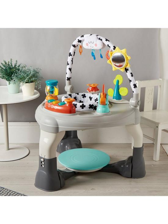 stillFront image of my-child-mychild-my-lovely-world-3-in-1-activity-centre-bouncer-and-play-table