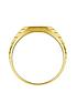  image of love-gold-9ct-yellow-and-white-gold-signet-ring