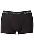  image of calvin-klein-3-pack-low-rise-trunk-black