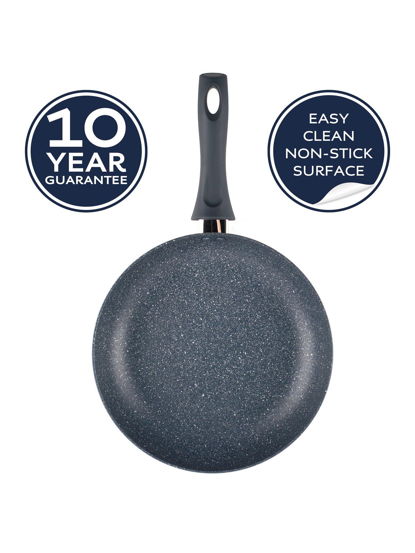  image of russell-hobbs-blue-marble-24cm-non-stick-frying-pan