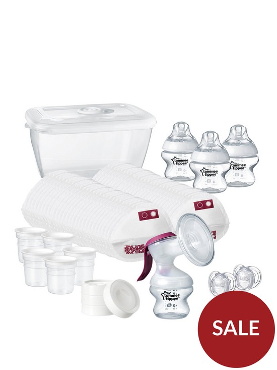 front image of tommee-tippee-manual-breastfeeding-starter-kit