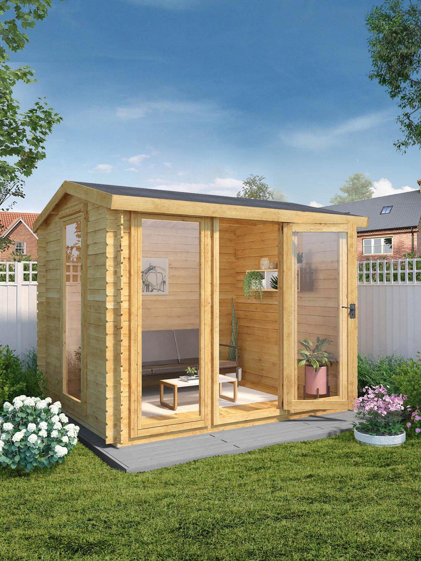 Image 1 of 5 of MERCIA 3m x 2.5m Log Cabin - 19mm - PEFC Certified