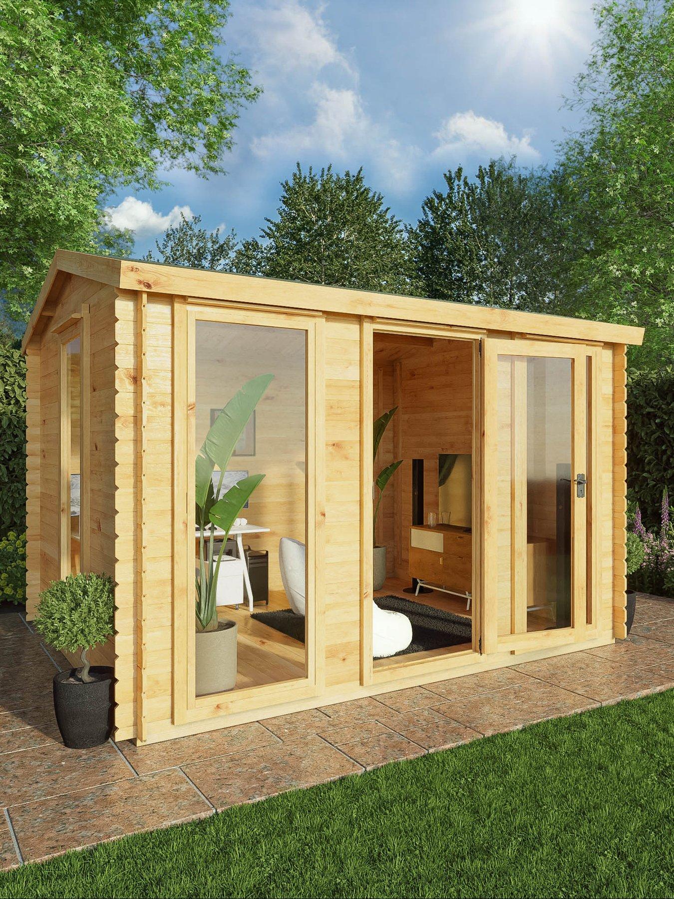 undefined 3.5m x 3m Log Cabin - 19mm