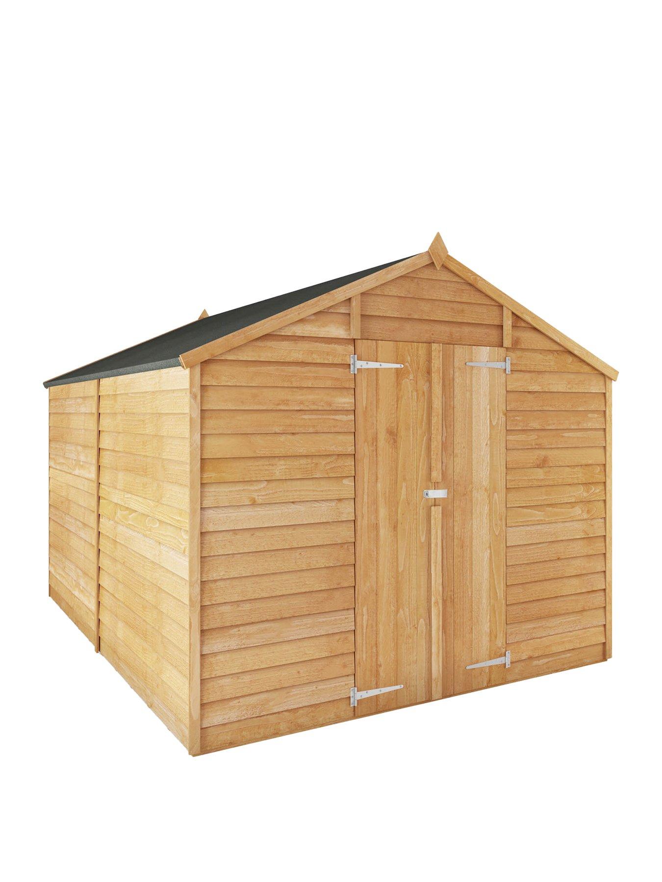  image of mercia-10-xnbsp8ft-overlap-windowless-apex-shednbsp--fscreg-certified