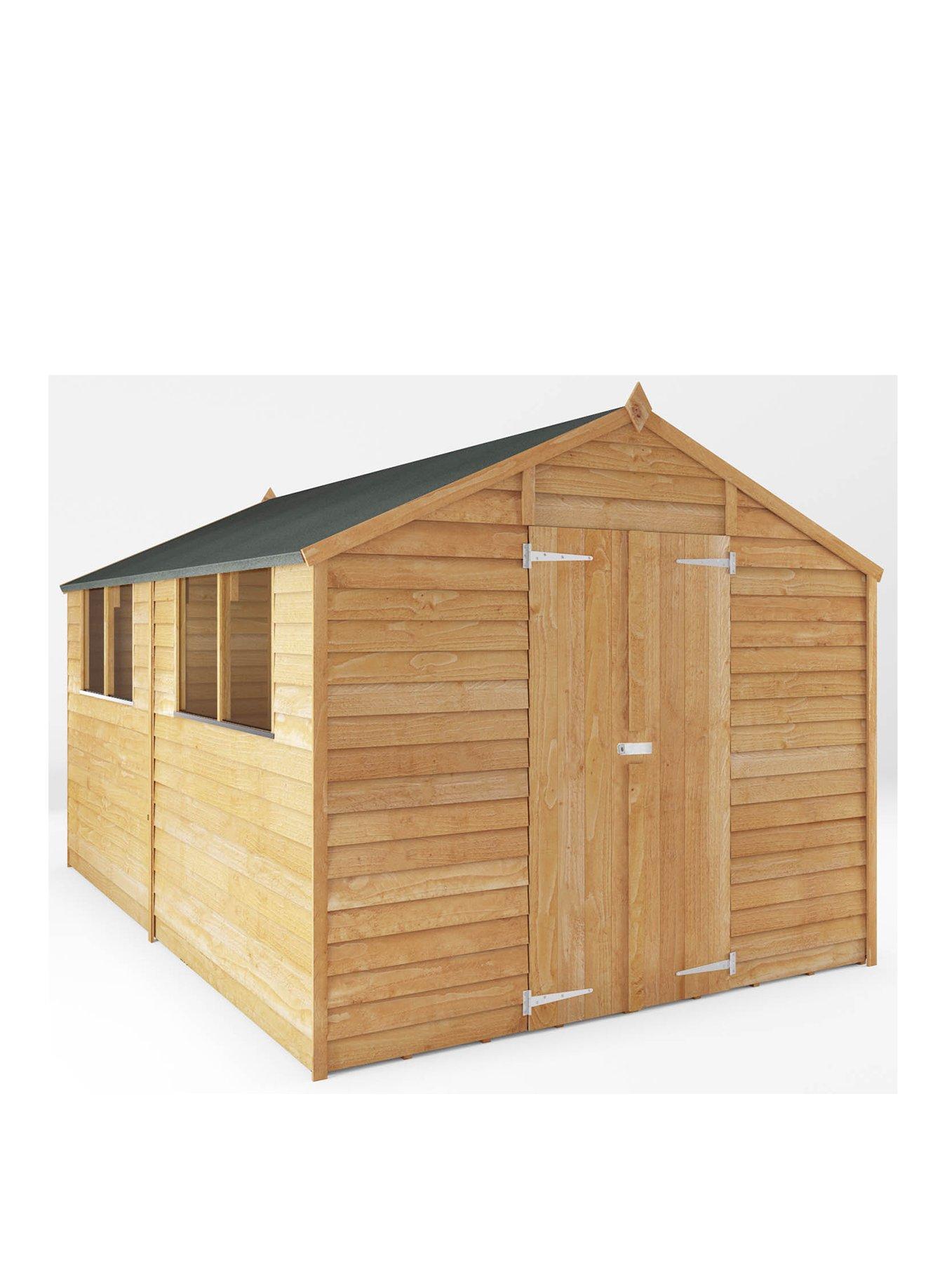 undefined 12 x 8ft Overlap Apex Shed