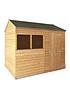  image of mercia-8-x-6ft-great-value-overlap-reverse-apex-shed-with-window