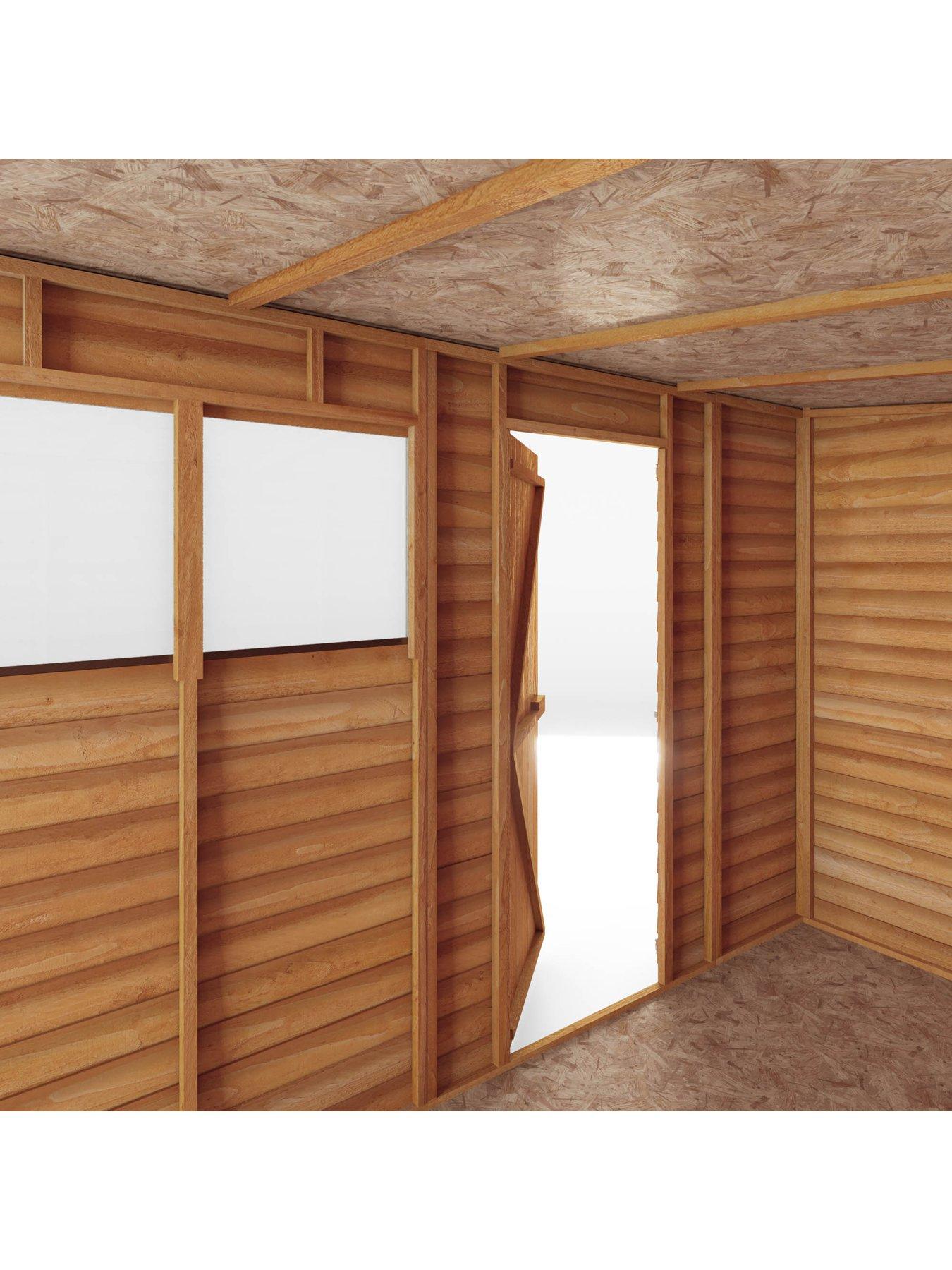  image of mercia-10-xnbsp6ft-overlap-pent-shed-fscreg-certified