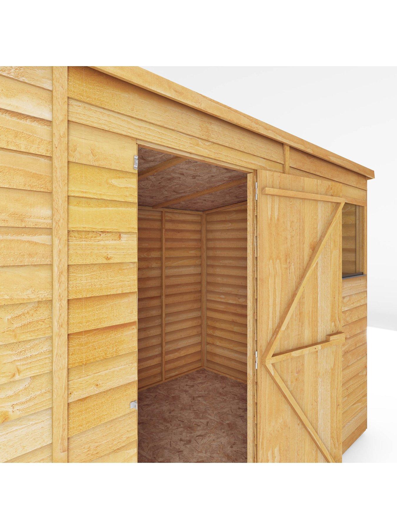  image of mercia-10-xnbsp6ft-overlap-pent-shed-fscreg-certified