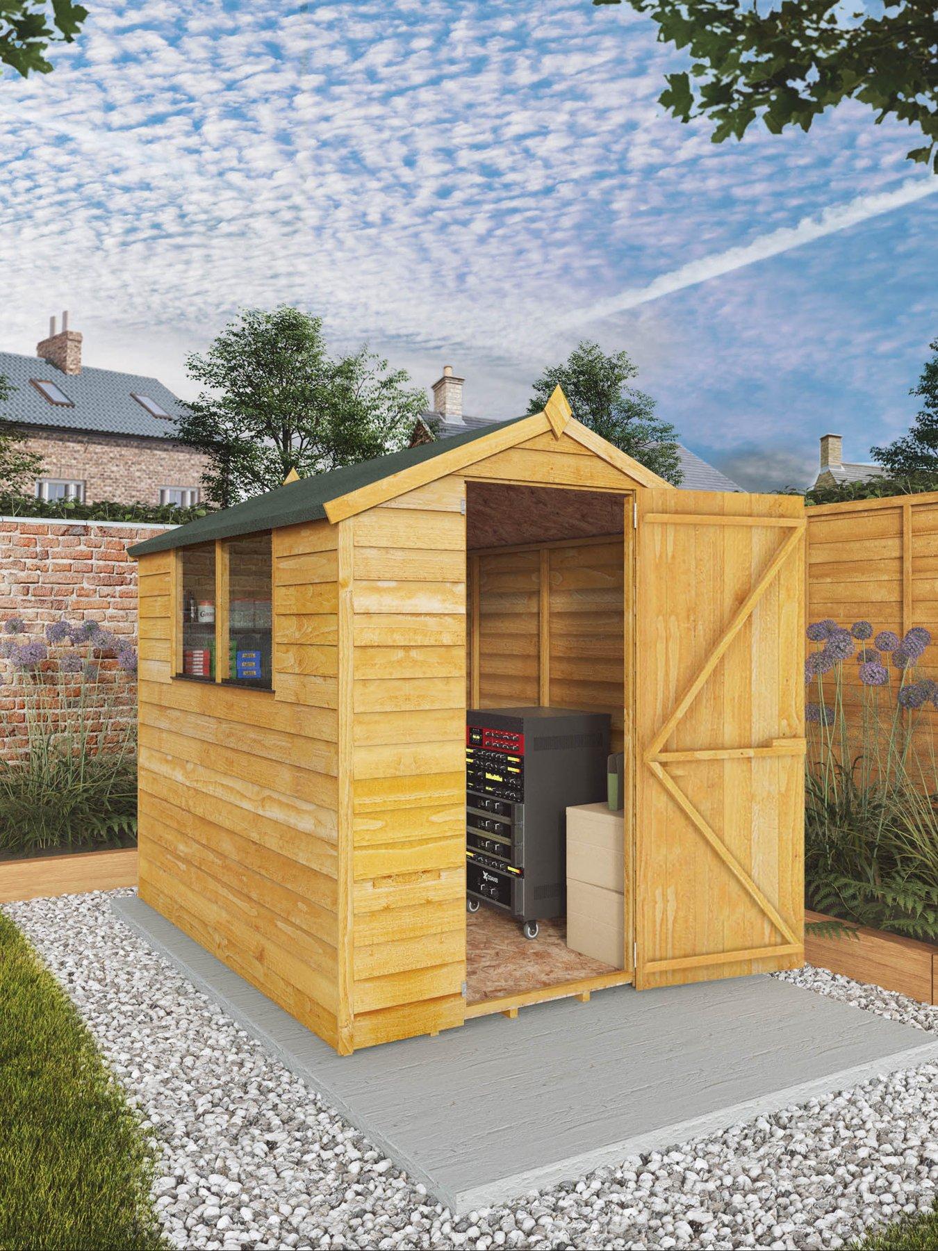  image of mercia-7-x-5ft-overlap-apex-garden-shed