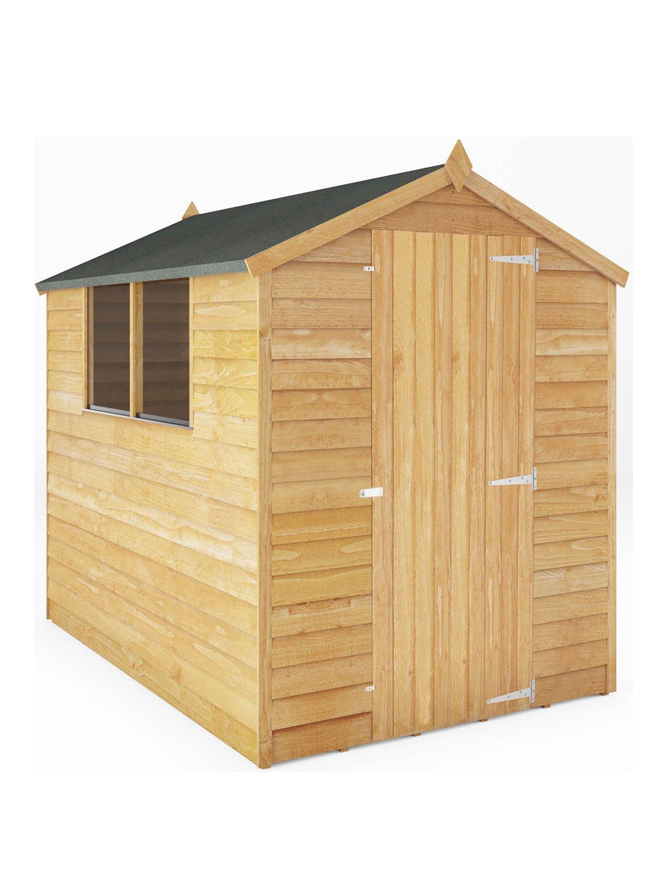  image of mercia-7-x-5ft-overlap-apex-garden-shed