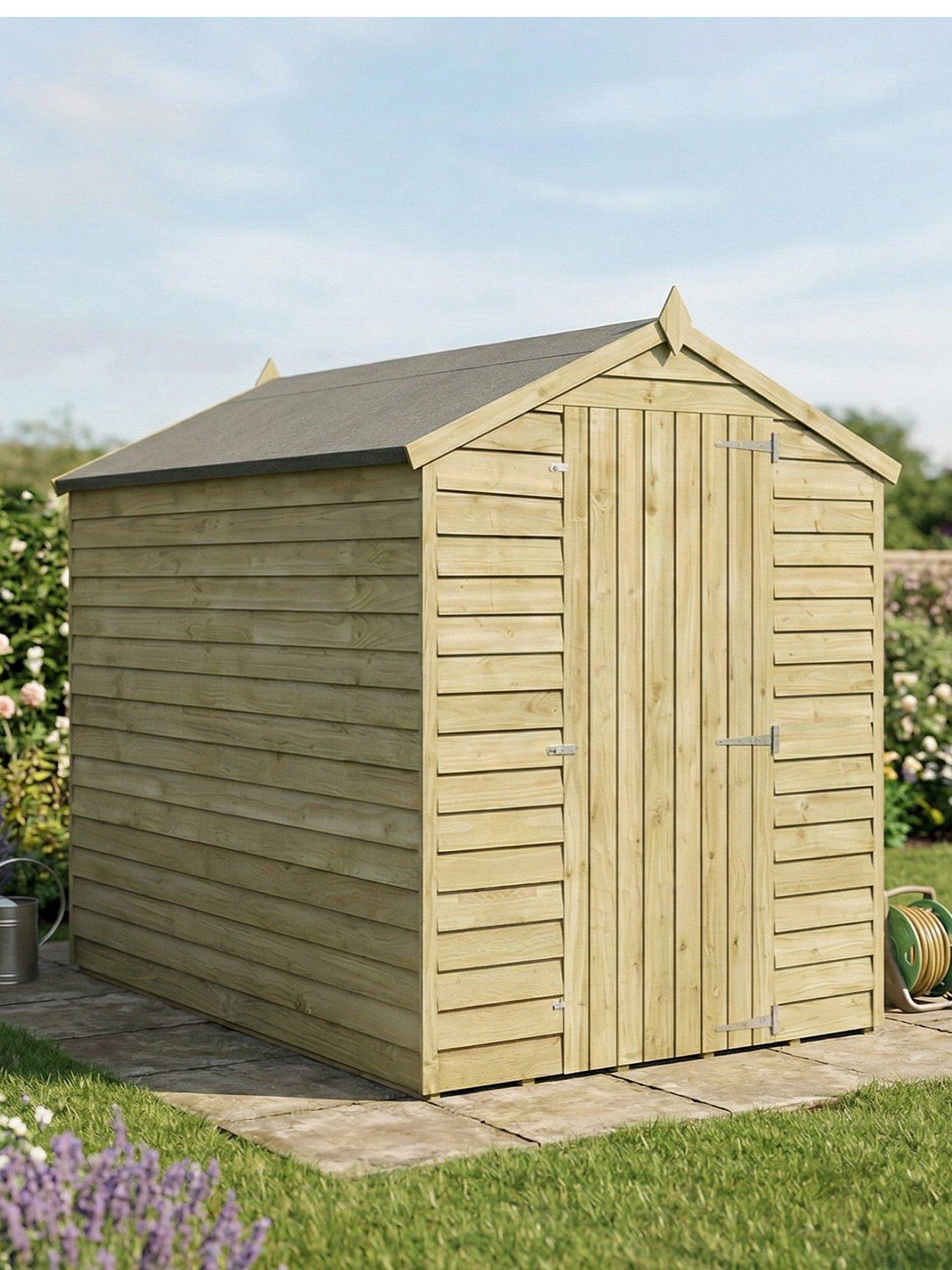MERCIA 7 x 5ft Windowless Overlap Apex Shed - FSC® Certified