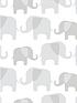  image of nuwallpaper-grey-elephant-parade-stick-on-wallpaper
