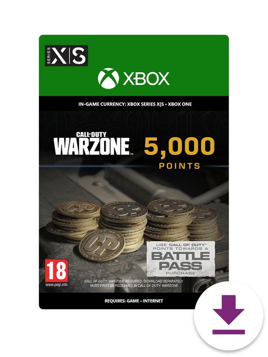 front image of xbox-call-of-duty-warzone-points-5000