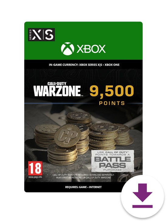 front image of xbox-call-of-duty-warzone-points-9500