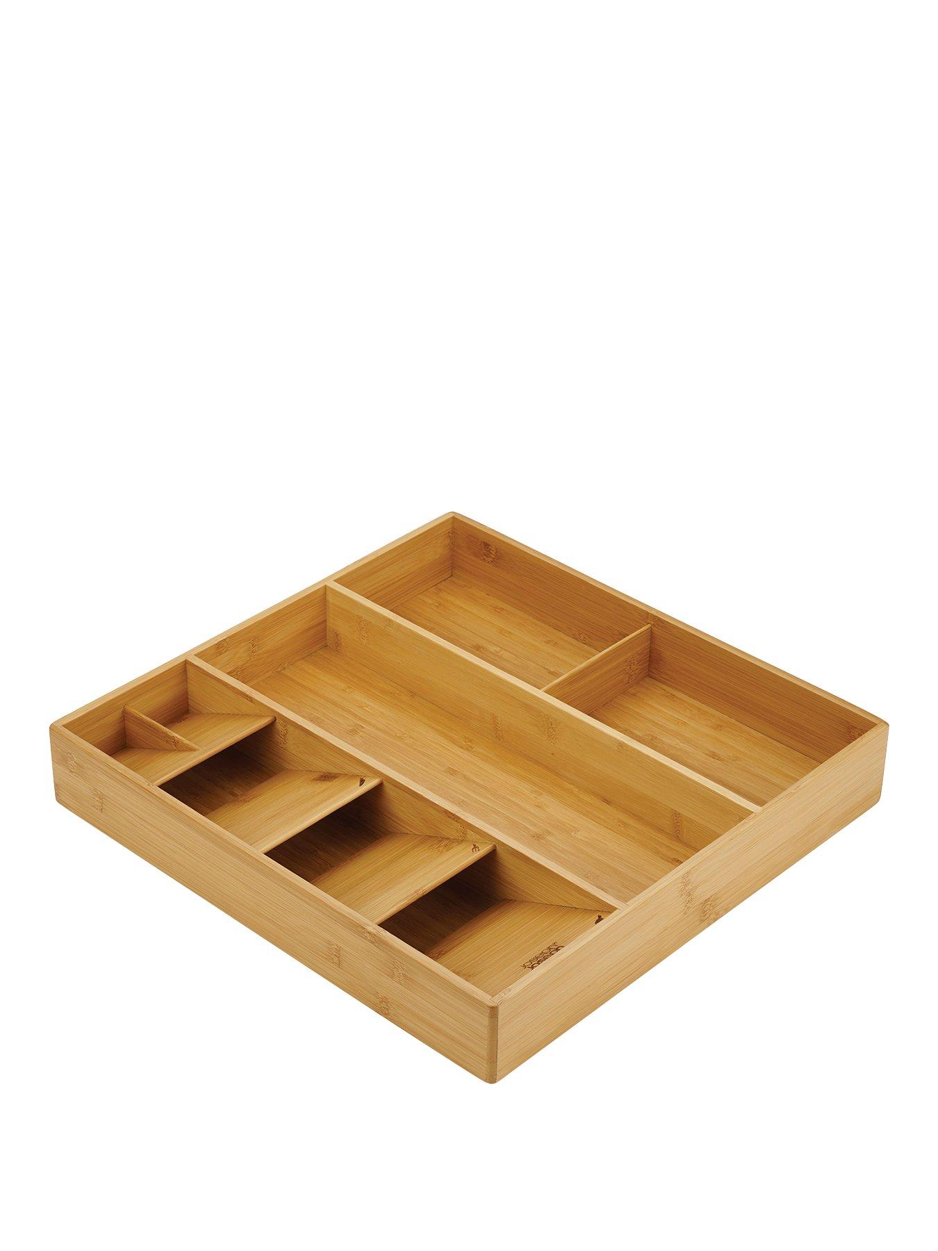 undefined Drawerstore Bamboo Cutlery, Utensil And Gadget Organiser