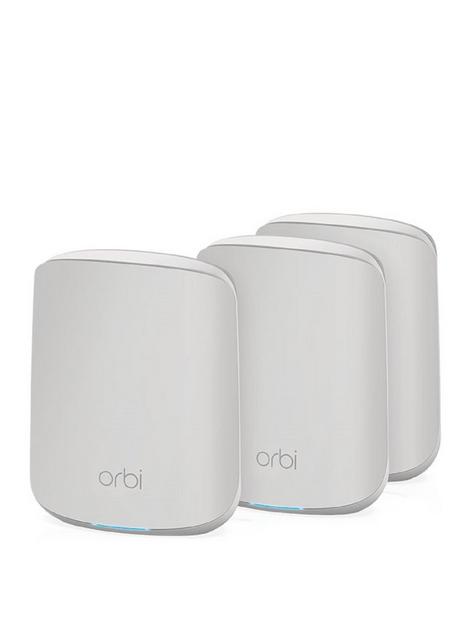 netgear-orbi-wifi-6-mesh-system-ax1800-rbk353-1-router-with-2-satellite-extenders