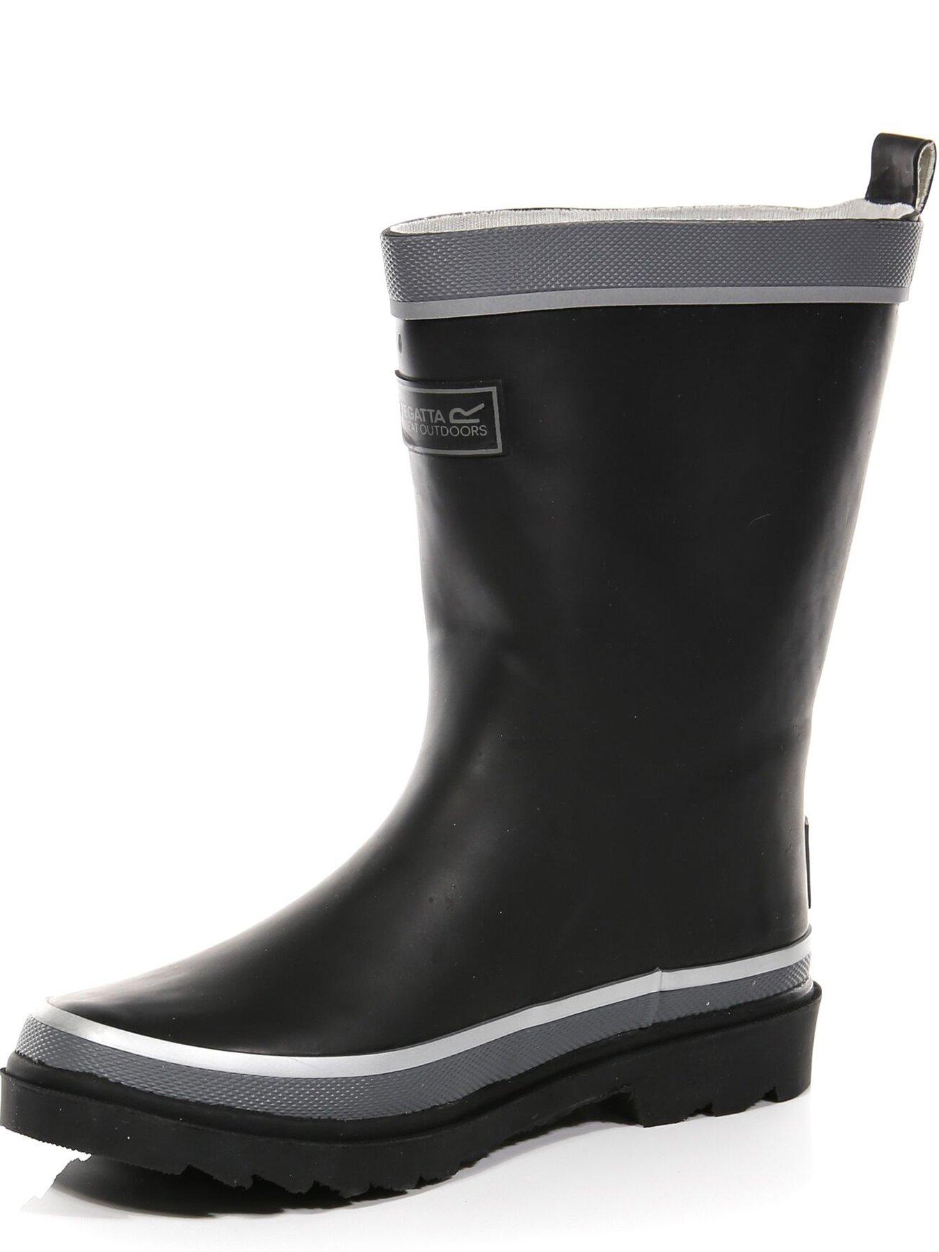  image of regatta-junior-foxfire-wellies-black