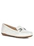  image of geox-annytah-leather-loafer-whitenbsp